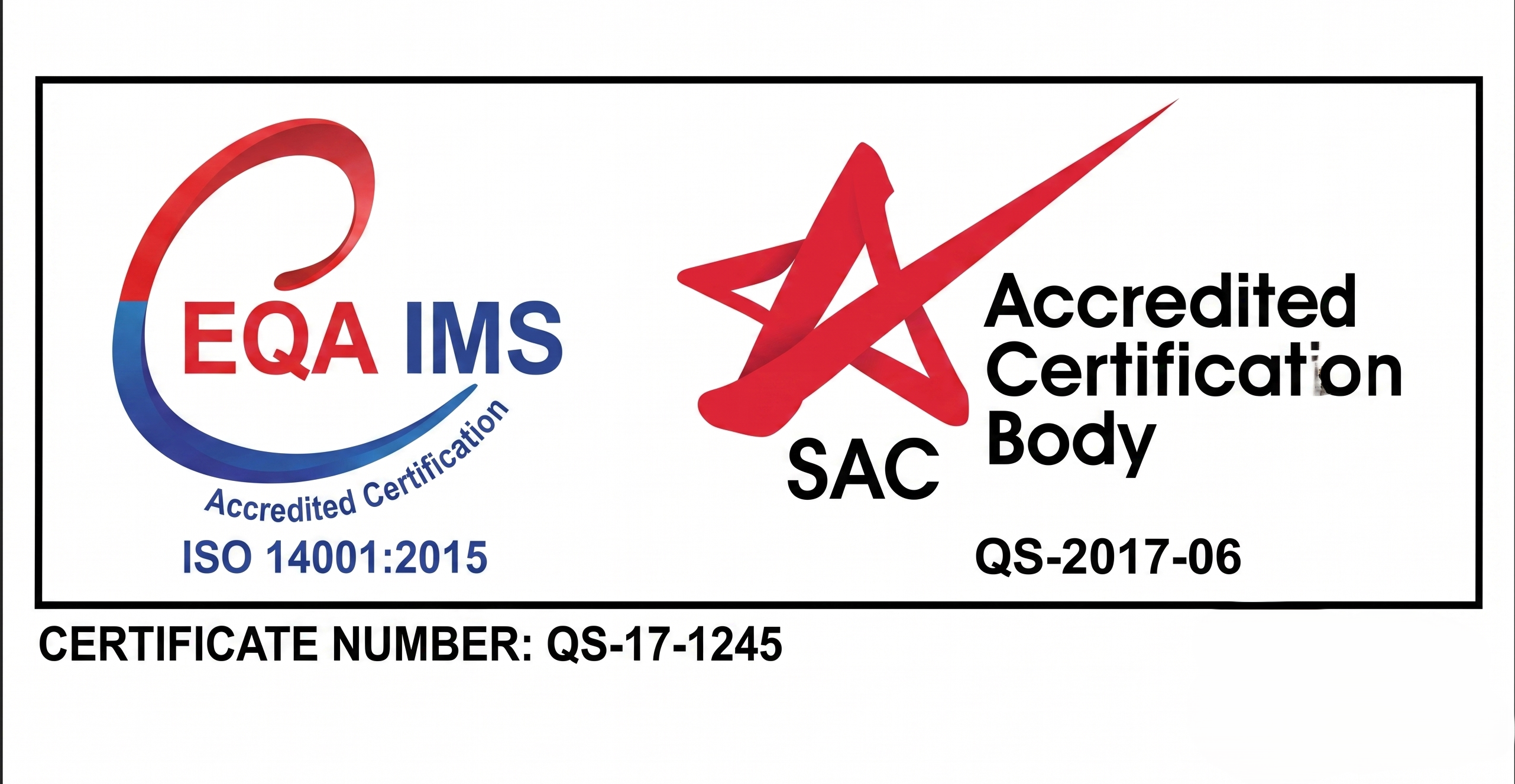 EQA IMS Accredited Certification Body