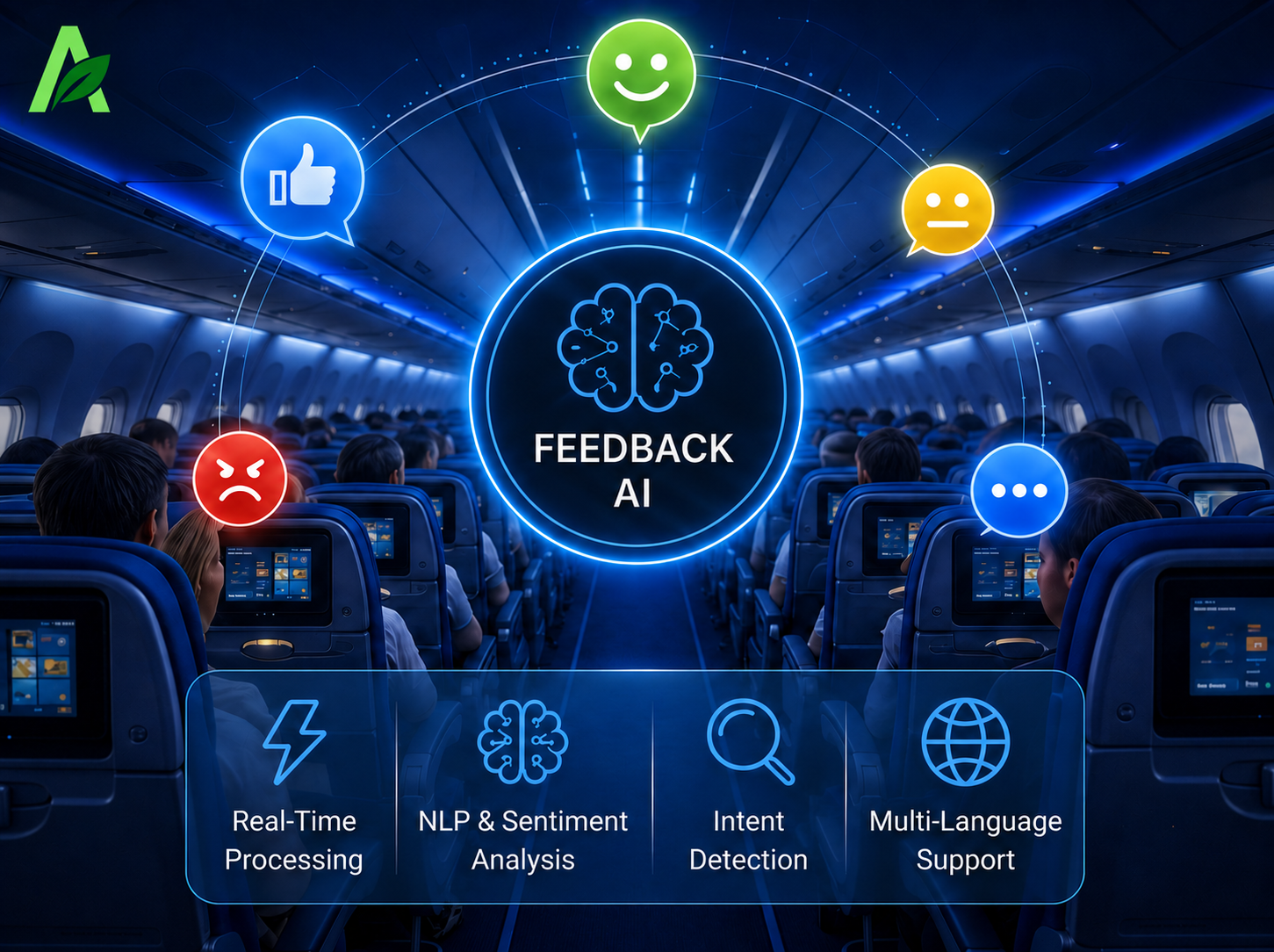 Passenger experience intelligence infographic
